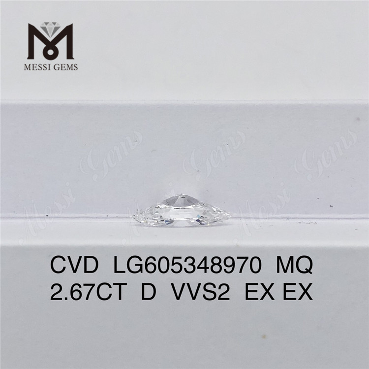 2.67CT D VVS2 IGI certified diamonds mq Sustainable Luxury丨Messigems LG605348970