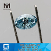 3.33CT VS1 INTENSE BLUE lab oval diamond Purity and Perfection丨Messigems CVD S-LG3955
