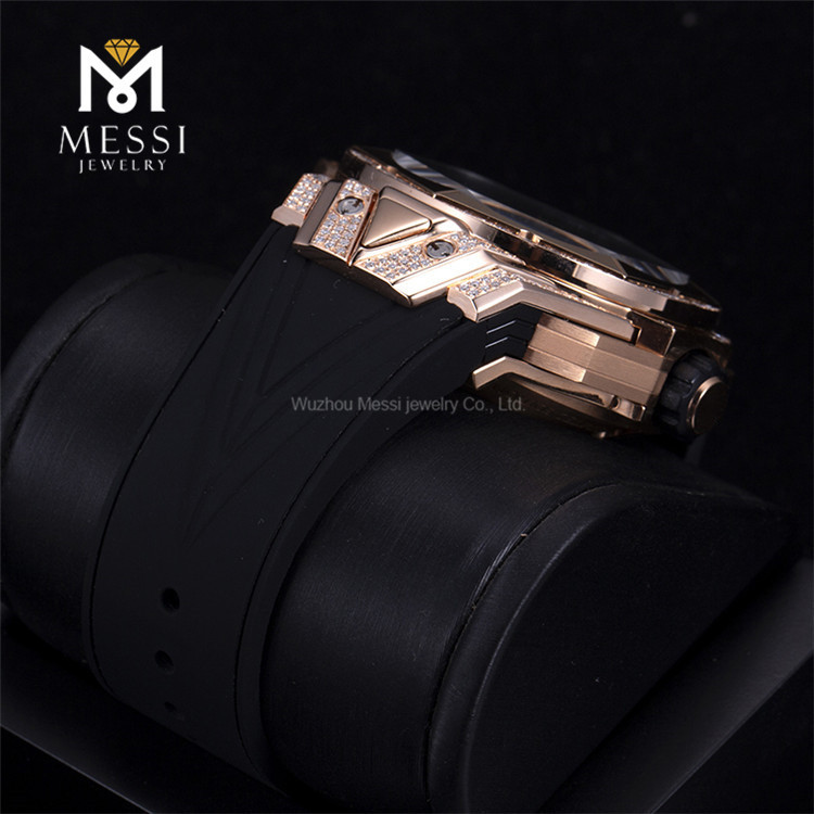 moissanite mens watches