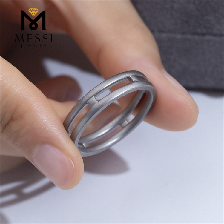 wedding bands for him titanium