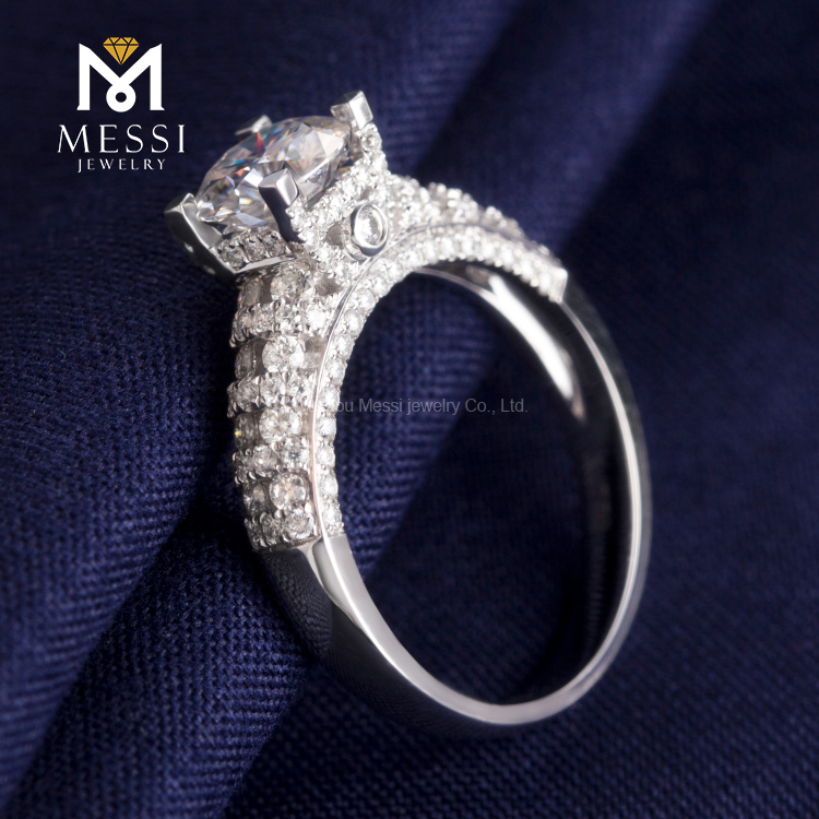 moissanite gold ring for girl