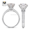 2 carat white gold wedding custom fashion moissanite gold ring