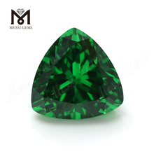 Wholesale Price Trillion Cut 10x10mm Green Cubic Zirconia Loose CZ Stone 