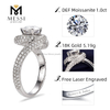 Wedding Gold Rings Fashion 14K 18K white Gold Custom Engagement moissanite rings