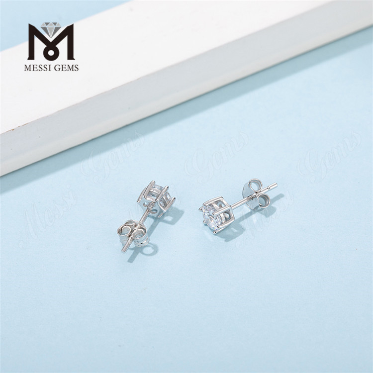 Messi Gems 925 silver earring moissanite fashion earrings for women