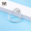Messi Gems simple 1-3ct DEF moissanite ring in sterling 925 silver woman daily wear silver ring