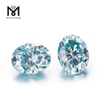 8*10-10*12mm Oval Sea Blue Synthetic Moissanite Top Quality