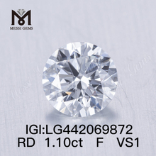 1.01 carat F VS1 Round IDEAL cheap lab created diamonds
