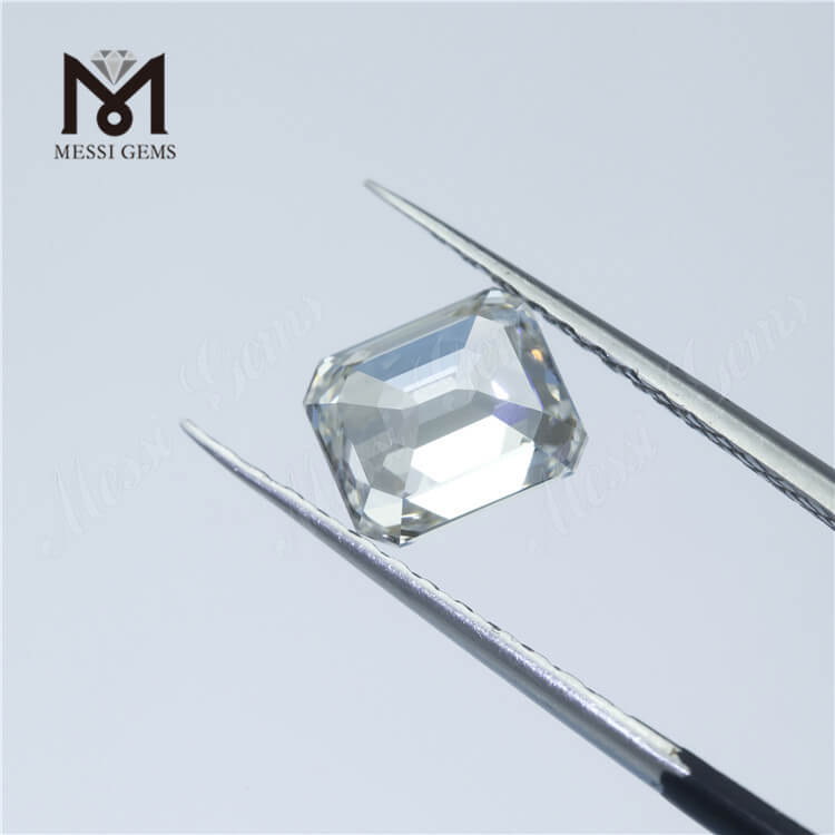 customized loose lab grown diamond 3.01 carat H SI1 EX fancy cut emerald cut CVD lab grown diamond for jewellery