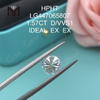1.57 carat D VVS1 Round IDEAL Cut lab grown diamonds HPHT