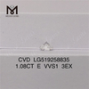 1.08CT E VVS1 cheap man made diamond 3EX loose synthetic diamonds CVD