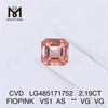 2.19CT FIOPINK VS1 AS VG VG lab diamond wholesale CVD LG485171752