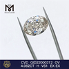 4.062ct CVD lab diamond OVAL shape EX Lab Grown Diamond for Sale