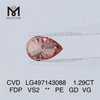 1.29CT FDP VS2 PE GD VG lab grown diamond CVD LG497143088