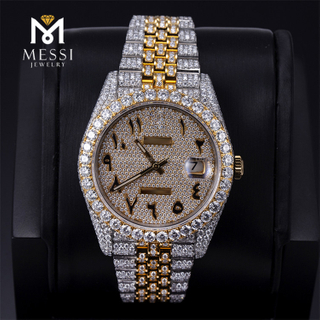 Moissanite diamond watch sports business men's Swiss watches for husband