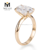 14K Rose Gold OVAL Lab Diamond Solitaire Engagement Ring
