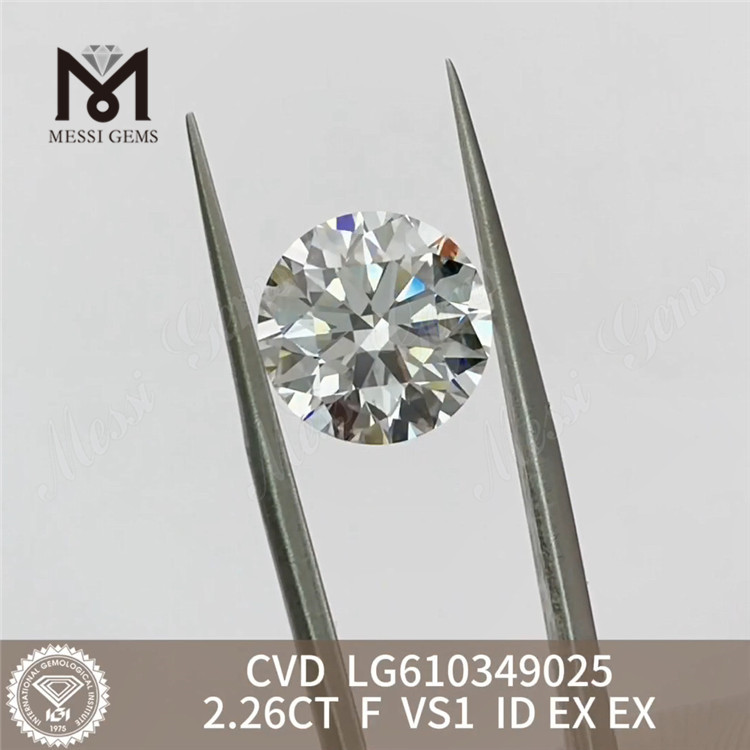 2.26CT F VS1 Lab Grown Perfection Artificial Diamonds for Sale Explore丨Messigems CVD LG610349025