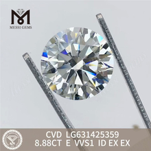 8.88CT E VVS1 ID laboratory grown diamonds CVD LG631425359丨Messigems 