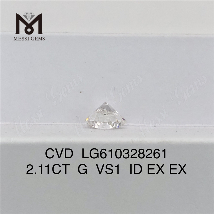 2.11CT G VS1 ID CVD best quality lab diamonds丨Messigems LG610328261