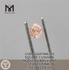 1.26CT SQUARE FANCY Pink Fabricated Diamonds CVD LG647446305 