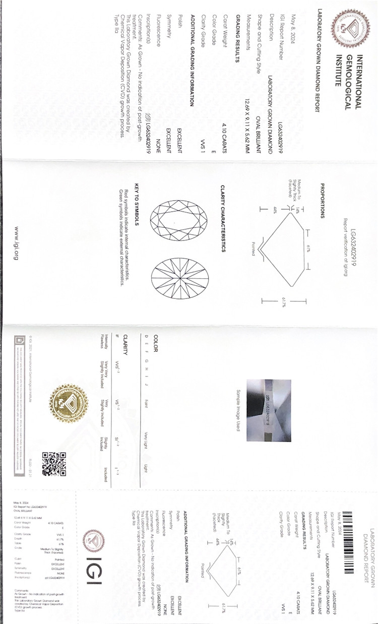 the igi 4ct diamond lab