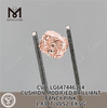 1.43CT CUSHION FANCY PINK VVS2 fabricated diamonds CVD LG647446314