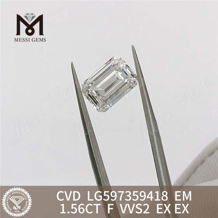 1.56CT F VVS2 EM IGI certified diamonds Elegance Shapes丨Messigems LG597359418