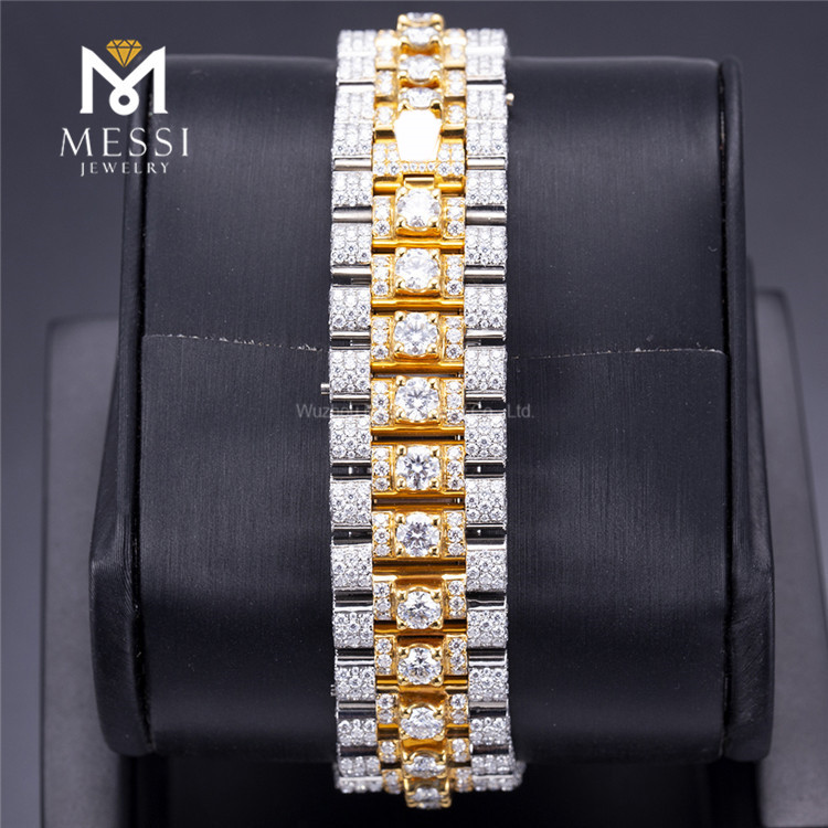 Relojes de oro moissanite al por mayor