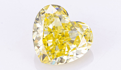  Yellow lab grown diamond 