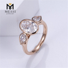 9.03*6.14mm OVAL IGI Lab Diamond Bezel Set Laboratory Diamond Engagement Rings