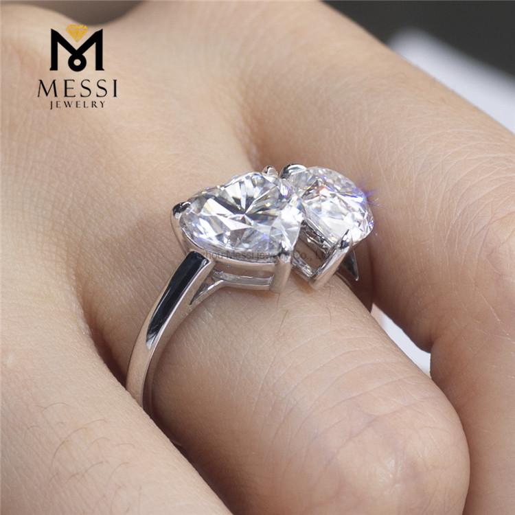 high quality synthetic diamonds ring