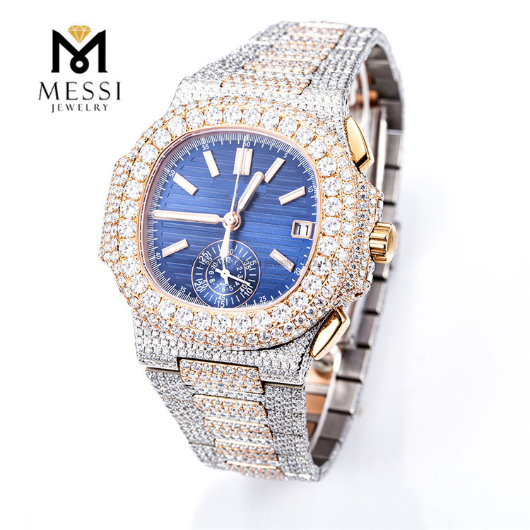 Luxury and Elegance Combined Moissanite Mens Watches for Men MSA-579