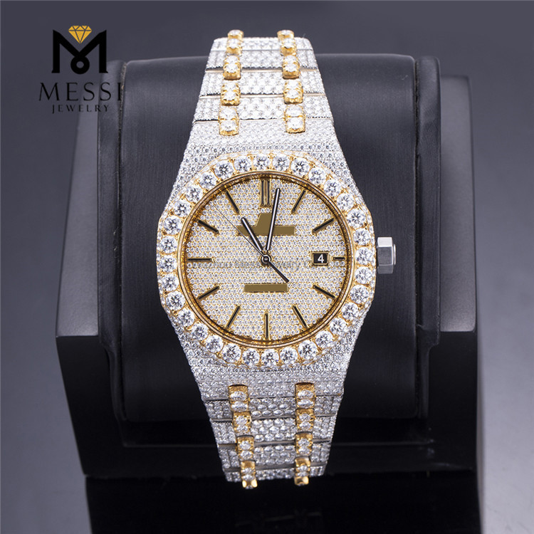 mens moissanite watch cheap