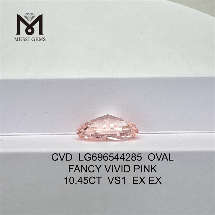 10.45ct fancy pink pear vs1 simulated diamond CVD LG696544285