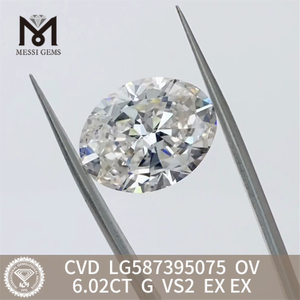 6.02CT G VS2 OV CVD loose lab diamond LG587395075 