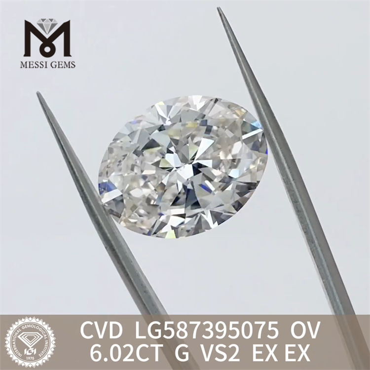 6.02CT G VS2 OV CVD loose lab diamond LG587395075 