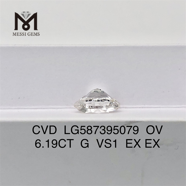 6.19CT OV Simulated Diamonds G VS1 CVD LG587395079 