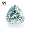 Heart cut 8*9mm Teal loose moisanite wholesale gemstones supplier