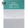 D 1.30ct HPHT RD lab diamonds IDEL Cut