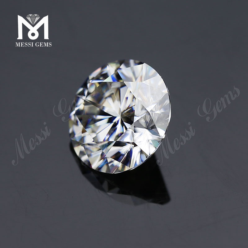 1 carat GH color Synthetic Moissanite stone GH color Round 6.5 mm China