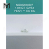 1.014 carat Wholesale Loose lab grown pear diamond G VS1