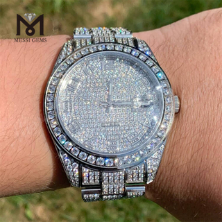 Custom Luxury Womens Moissanite Diamond Watch