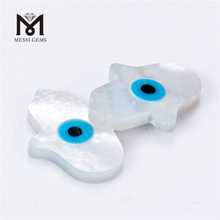Hand shape eye shell mother of pearl