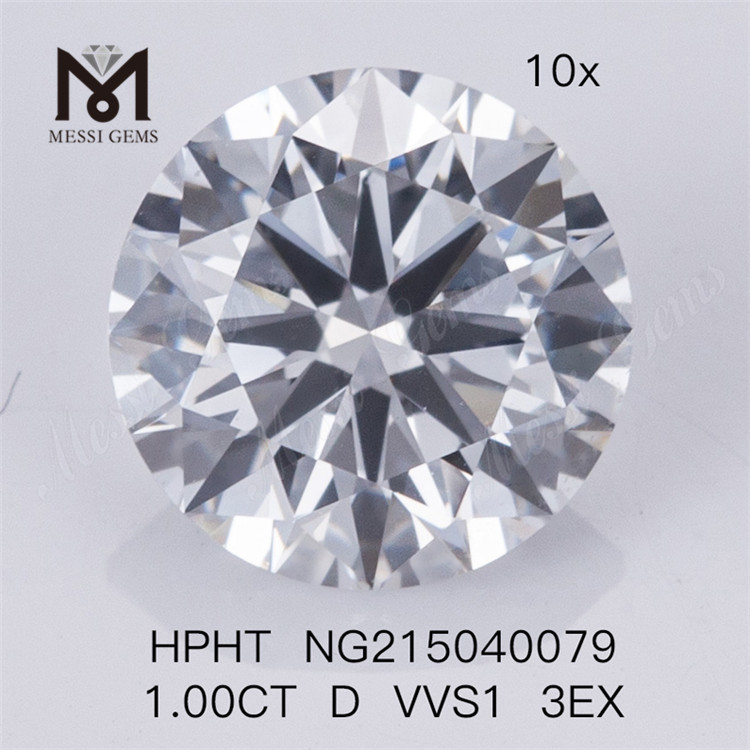 HPHT 1.00CT RD shape D VVS1 3EX Lab Diamonds