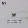 1.17CT g Rd CVD Labor Diamond 3ex VVS billiger Mann machte Diamond -Fabrikpreis