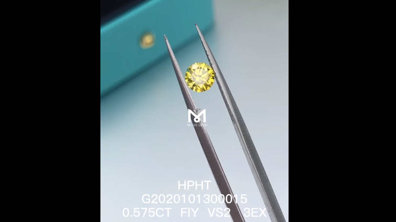 0.575ct fiy vs2 3ex round laboratory diamonds video