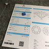 0.80CT HPHT Synthetic Diamond D VVS2 3EX Lab Diamonds 
