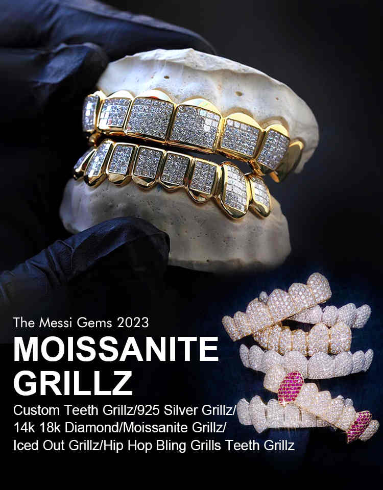 moissanite grillz