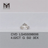 4.02CT G rd best sell loose lab diamond 3EX rd loose cvd diamond on sale