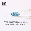 1.22ct Blue Synthetise Diamond VS1 IGI Lab Diamond